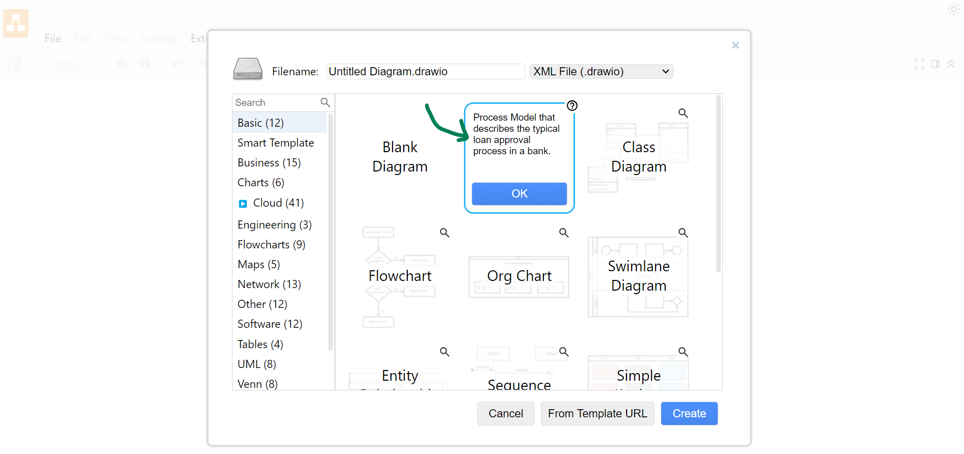 Draw.io Enter Prompt