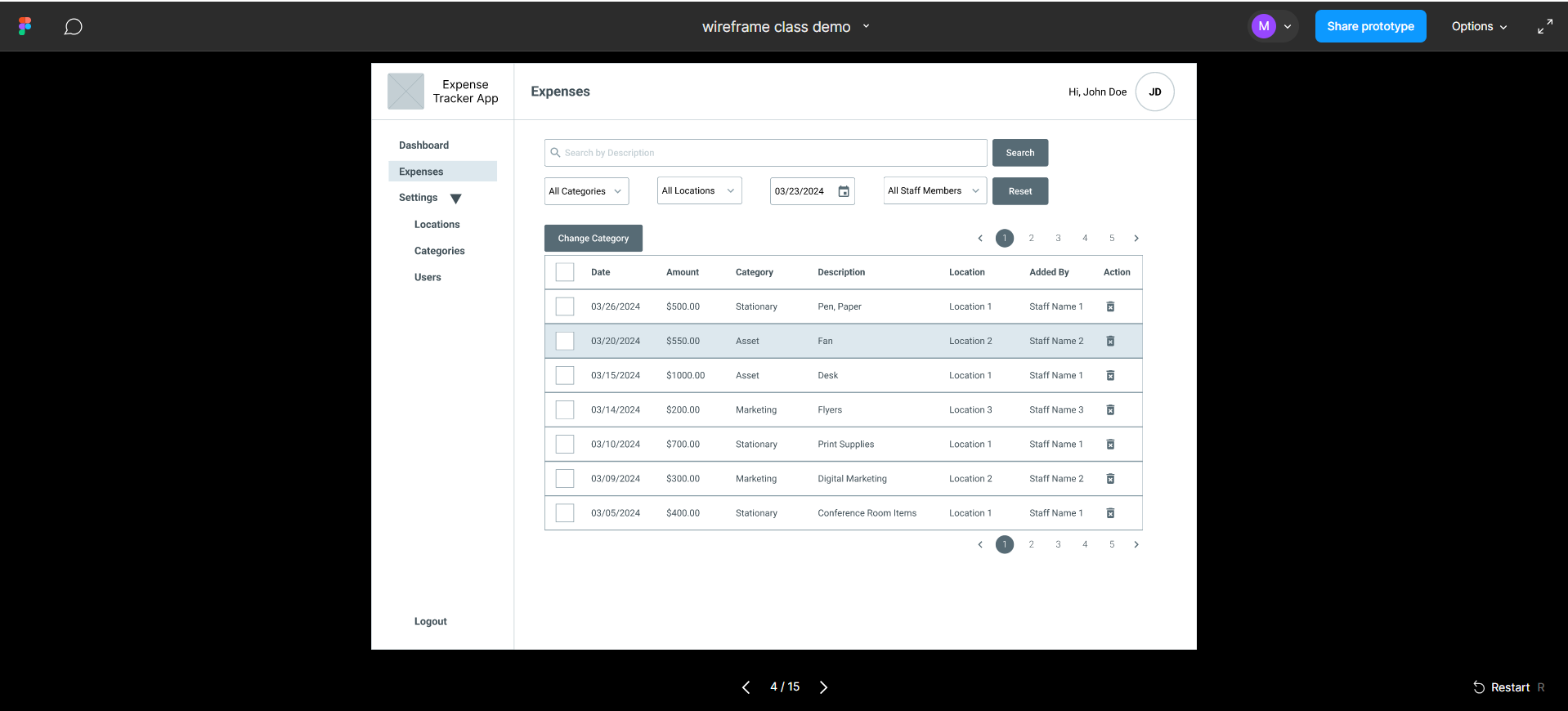Figma Presentation Mode